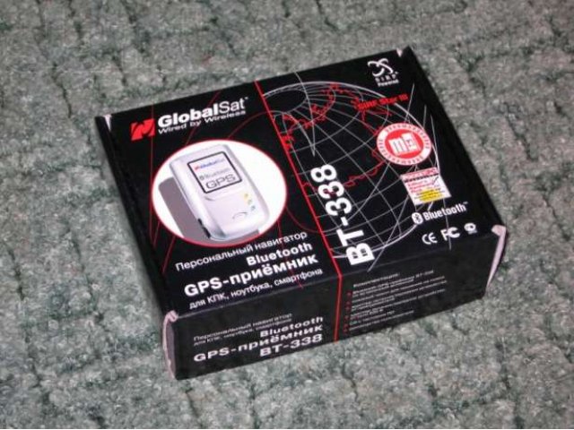 Bluetooth GPS Globalsat BT-338 в городе Ставрополь, фото 1, GPS навигаторы