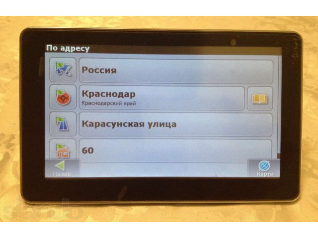 Навигатор 7 с Bluetooth и с AV-IN входом в городе Краснодар, фото 3, Краснодарский край