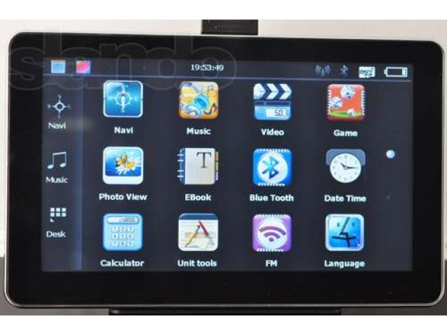 Новый Gps навигатор экран 4.3 4GB в городе Москва, фото 4, GPS навигаторы