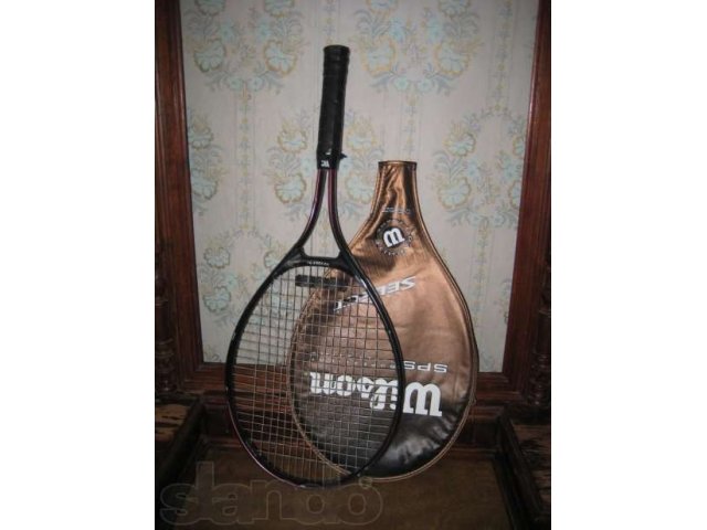 Теннисная ракетка из углепластика Wilson c чехлом в городе Санкт-Петербург, фото 1, стоимость: 700 руб.