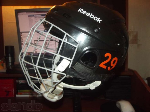 Шлем для хоккея с мячом! Reebok  6Km в городе Кемерово, фото 1, Хоккей