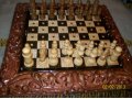 Шахматы-нарды резные ручной работы в городе Балашов, фото 1, Саратовская область