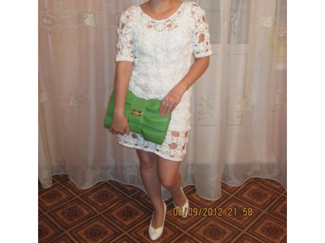 вязаные платье и топ в городе Кемерово, фото 1, Одежда, обувь, аксессуары
