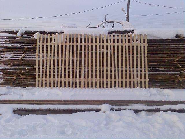 Продам заборные секции из штакетника 3.0х1.5 в городе Новосибирск, фото 1, стоимость: 0 руб.