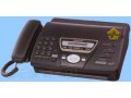 Факс Panasonic KX-FT78. цвет черый. Термобумага. Авторезак в городе Челябинск, фото 1, Челябинская область