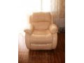 Продам расслабляющее кресло нат. кожа беж. Реклайнер. в городе Челябинск, фото 1, Челябинская область