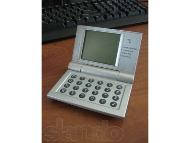 Калькулятор с часами настольный в городе Самара, фото 2, стоимость: 110 руб.