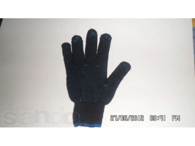 Хб перчатки с ПВХ в городе Омск, фото 1, стоимость: 0 руб.