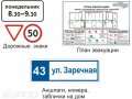 изготовление дорожных знаков, планов эвакуции, номерков в городе Нижний Новгород, фото 1, Нижегородская область