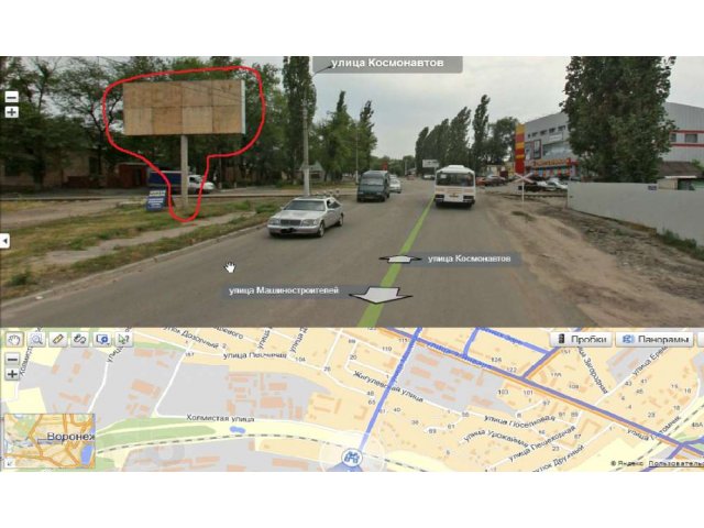 Аренда рекламного щита (3x6) в городе Воронеж, фото 1, стоимость: 0 руб.