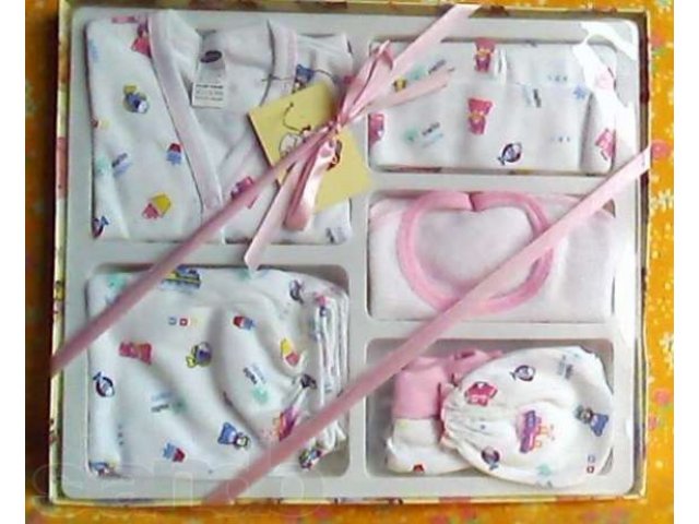 Комплект белья из 6 предметов для новорожденной девочки 0-3 мес в городе Москва, фото 4, стоимость: 520 руб.