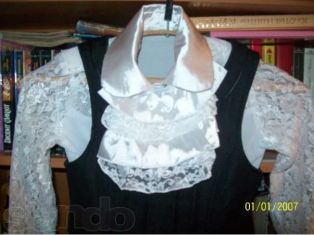 Сарафан с блузкой для первоклассницы. в городе Псков, фото 3, стоимость: 800 руб.