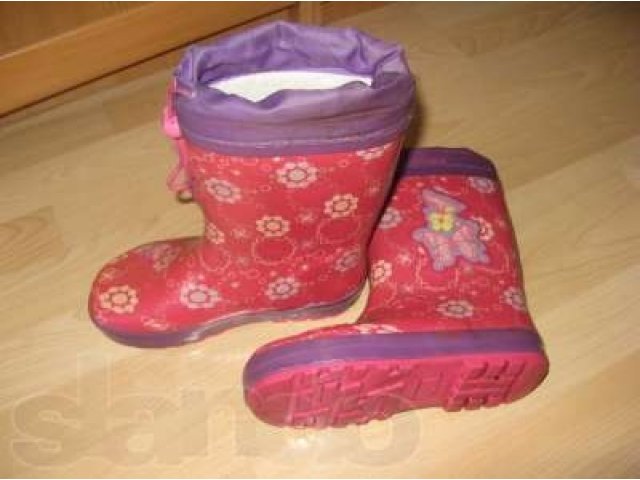 Резиновые сапоги для девочки в городе Владимир, фото 1, стоимость: 270 руб.