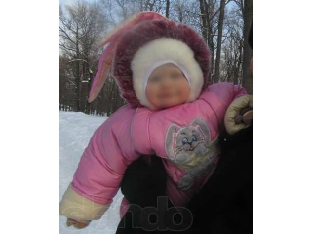 Зимний комбинезон на девочку 86-92 в городе Пенза, фото 1, Одежда для новорожденных