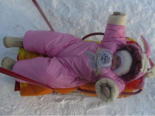 Зимний комбинезон на девочку 86-92 в городе Пенза, фото 2, Пензенская область