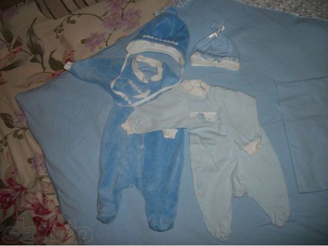 Продам комплект на выписку зимний, на мальчика. в городе Бийск, фото 3, Одежда для новорожденных