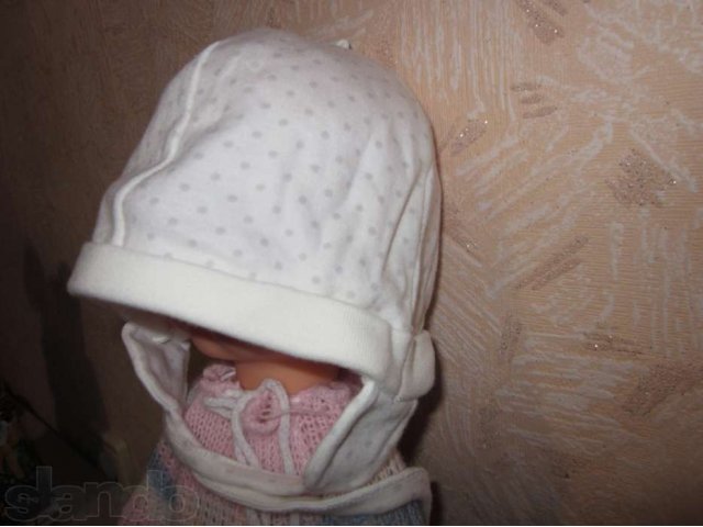 Шапочка для девочки разные модели(осень,зима,весна,лето)от 0 до 6 мес в городе Смоленск, фото 3, Одежда для новорожденных