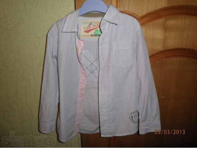 Рубашка Zara р. 110 в городе Мытищи, фото 1, Одежда для мальчиков