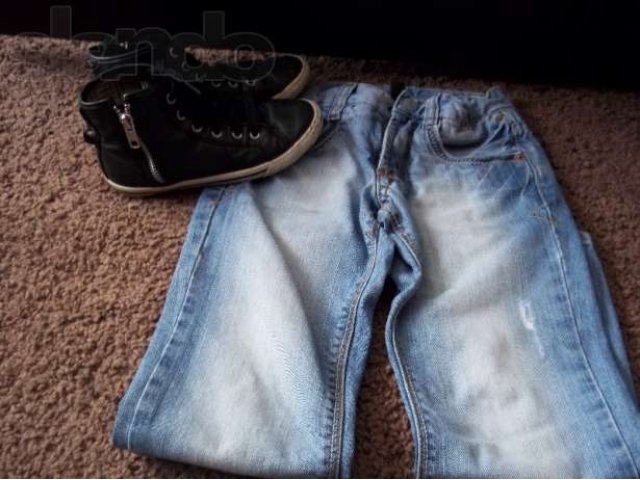 джинсы zara + кеды в подарок в городе Искитим, фото 2, Одежда для мальчиков