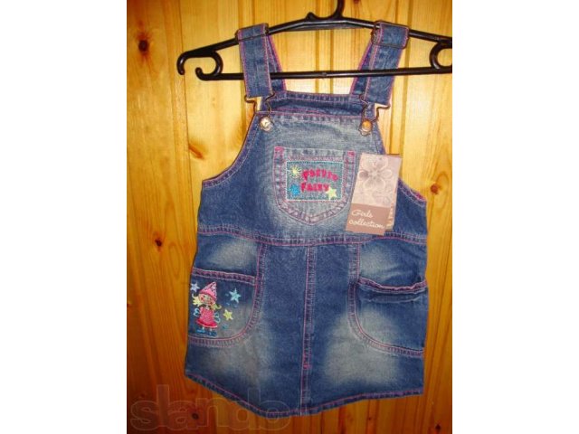 Продаю новый джинсовый сарафан в городе Чебоксары, фото 1, стоимость: 300 руб.