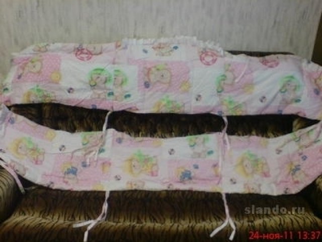 Бортики на детскую кроватку. в городе Тосно, фото 1, стоимость: 200 руб.