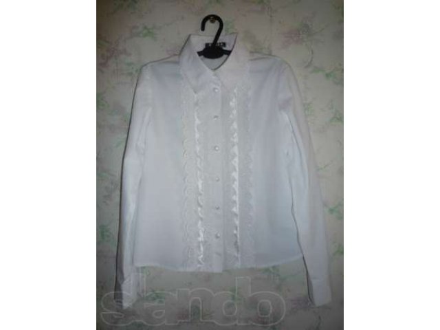 Белая блузка для девочки в городе Омск, фото 1, стоимость: 250 руб.