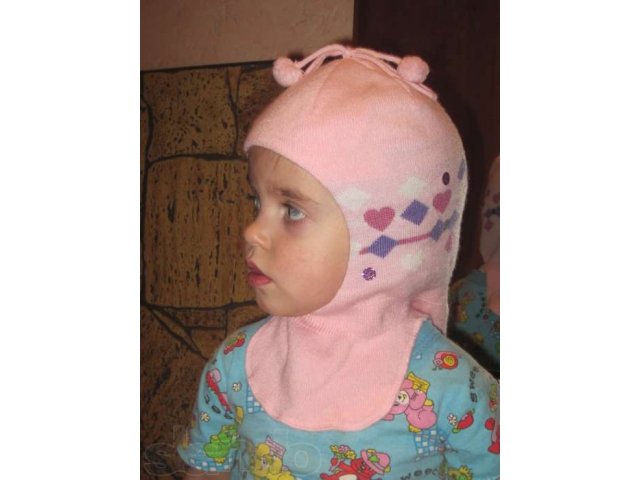 Шапочка-шлем на девочку. в городе Мурманск, фото 1, стоимость: 320 руб.