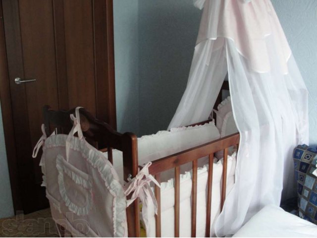Детская кроватка Наша мама+ матрас+крепление для балдахина в городе Нижний Тагил, фото 1, стоимость: 4 000 руб.