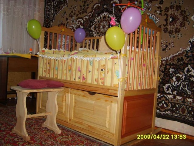 Продам детскую кроватку в городе Котовск, фото 1, стоимость: 3 500 руб.