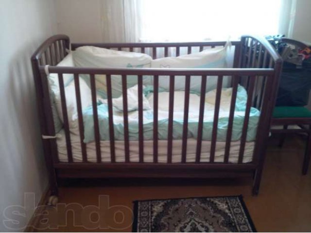 Новая детская кроватка с матрасом и бельем в городе Майкоп, фото 1, стоимость: 4 000 руб.