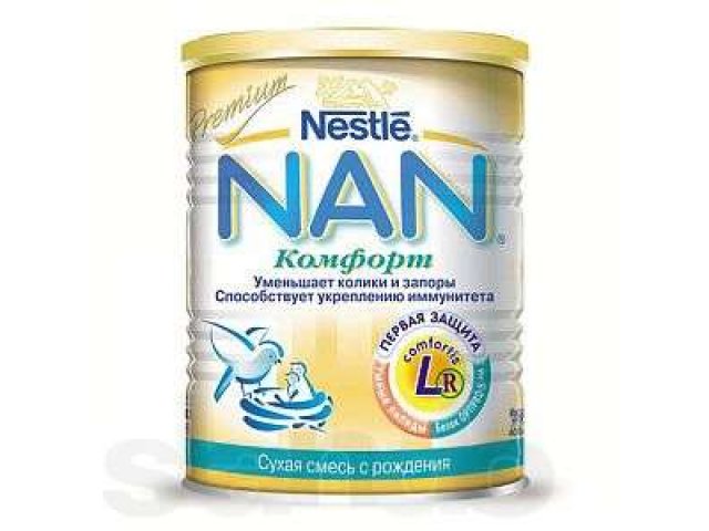 Смесь Nestlle NAN Комфорт Сухая смесь с рождения в городе Куровское, фото 1, стоимость: 0 руб.