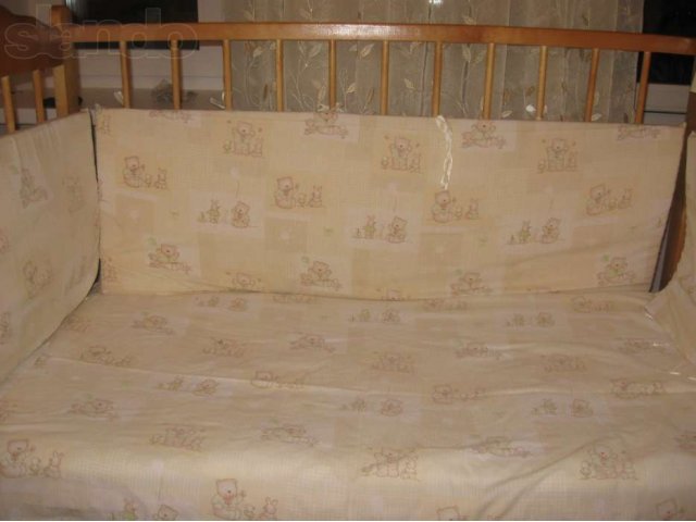 бортики, комплект пост.белья и коврик для детской кроватки в городе Климовск, фото 1, стоимость: 600 руб.
