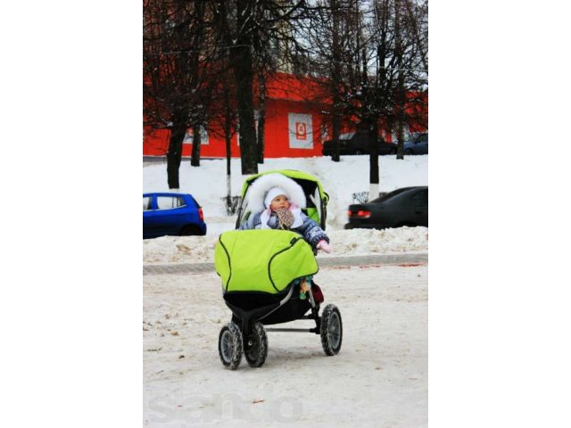 прогулочная 3х колесная коляска жетем призма с 901 цвет лайм в городе Видное, фото 1, Детские коляски