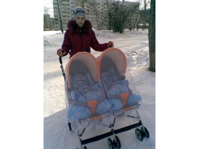 Продам коляску для двойняшек в городе Усть-Илимск, фото 1, Детские коляски