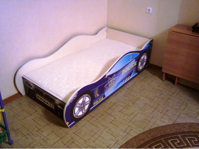 Продам кроватку машинку в городе Иваново, фото 2, Детская мебель