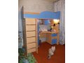 Продам детскую мебель. Рабочий стол, шкаф, кровать на втором ярусе. в городе Саратов, фото 1, Саратовская область