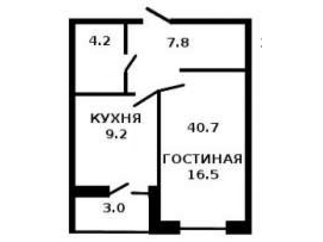 Срочно!!! 1-комнатная квартира 41.5м ст.шт от подрядчика в городе Ставрополь, фото 1, стоимость: 1 140 000 руб.