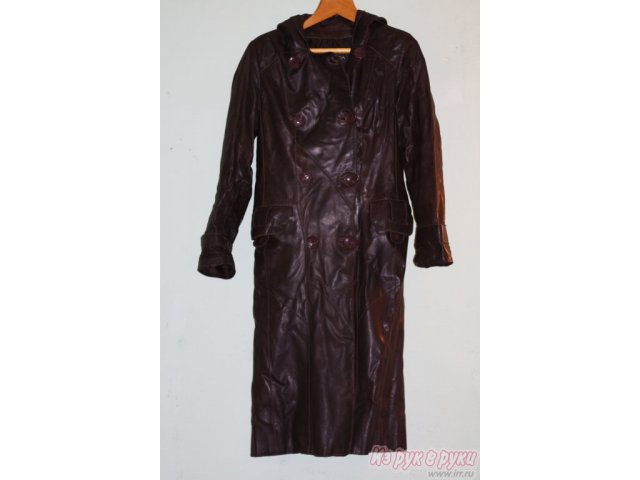 Женское кожаное пальто в городе Санкт-Петербург, фото 4, стоимость: 1 300 руб.