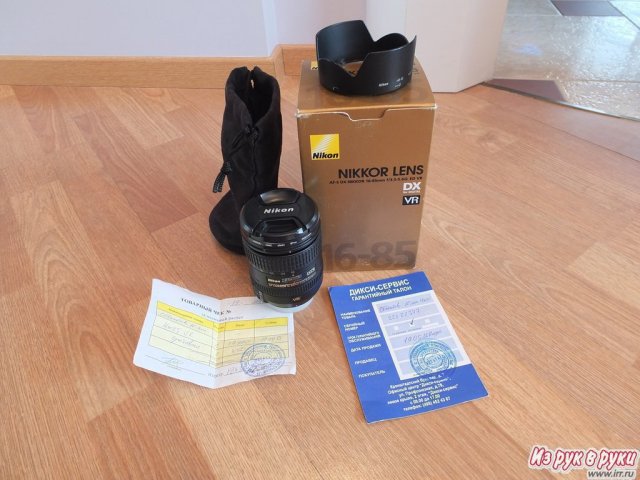Объектив Nikon nikkor AF-S DX 16-85mm f/3.5-5.6 G ED VR в городе Москва, фото 1, стоимость: 15 900 руб.