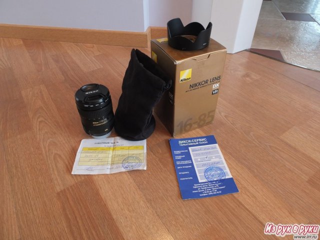 Объектив Nikon nikkor AF-S DX 16-85mm f/3.5-5.6 G ED VR в городе Москва, фото 3, Московская область
