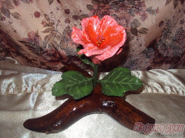 цветок гибискуса из дерева в городе Княгинино, фото 7, стоимость: 950 руб.