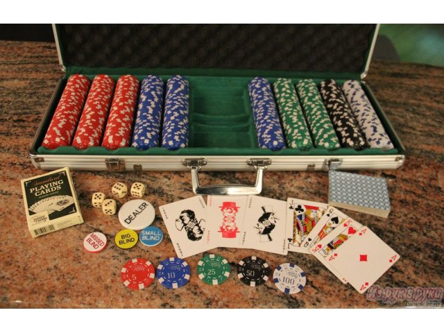 Подарочный набор для покера на 500 фишек в алюминиевом кейсе в городе Калининград, фото 1, стоимость: 3 500 руб.