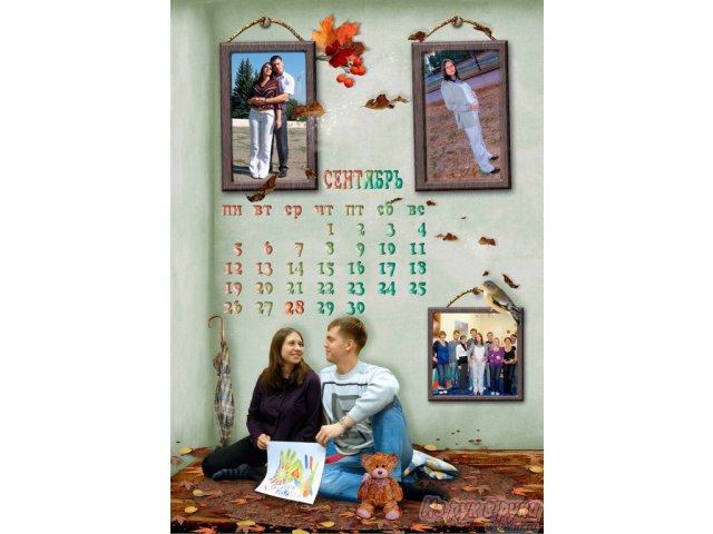 Календари с фото на заказ.  Фотокалендари. в городе Тольятти, фото 2, Самарская область