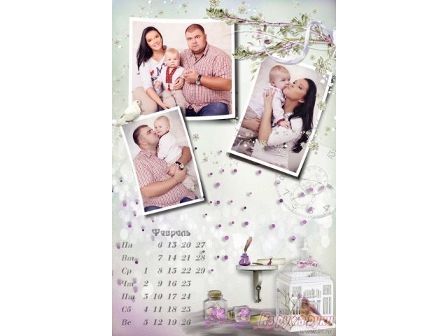 Календари с фото на заказ.  Фотокалендари. в городе Тольятти, фото 3, стоимость: 550 руб.