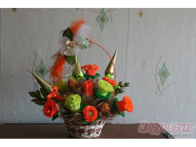 букеты из конфет, подарки в городе Великий Новгород, фото 4, Букеты, декоративные цветы и вкусные подарки