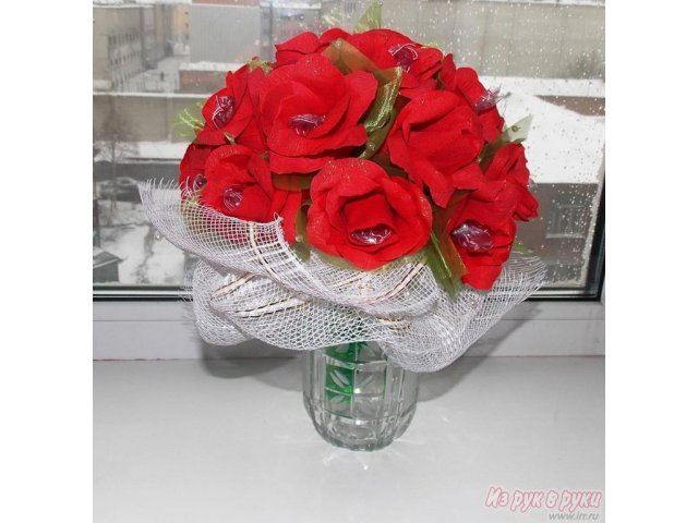 Букет из конфет-вкусный и оригинальный подарок в городе Хабаровск, фото 2, Букеты, декоративные цветы и вкусные подарки