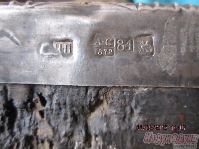 старинная икона в серебряном окладе 84 пробы. в городе Печора, фото 3, Коми