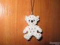 Брелок,  сувенир Мишка из бусин (ручная работа). в городе Саратов, фото 3, Хобби и развлечения