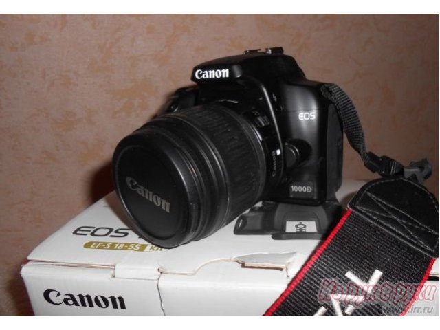 Цифровой фотоаппарат Canon EOS 1000D kit,  зеркальный (TTL) в городе Саратов, фото 1, Цифровые фотоаппараты