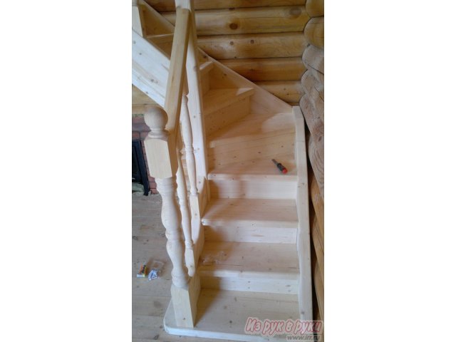 Лестницы из массива хвойных пород в городе Ярославль, фото 3, Ярославская область